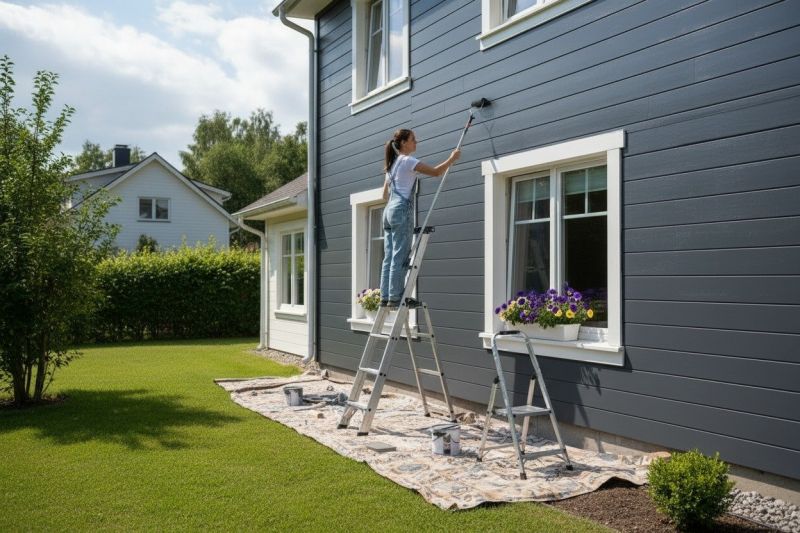 Exterior Cladding Painting
