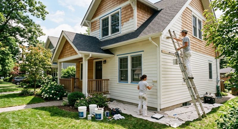 Exterior Painting project example