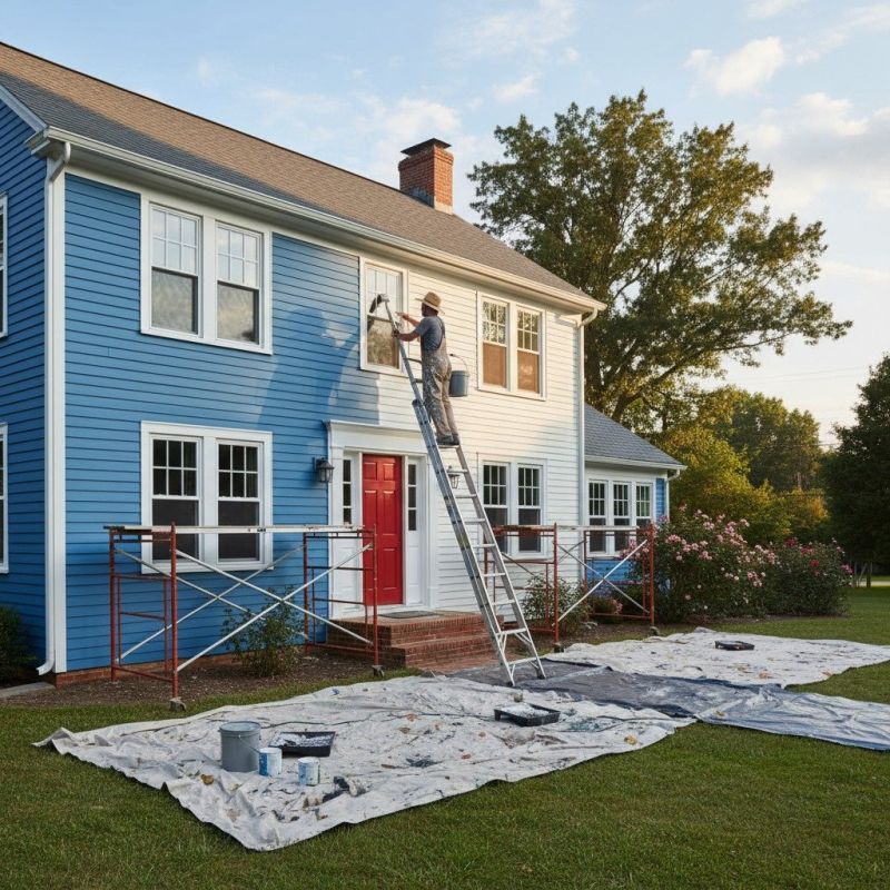 House Siding Painting