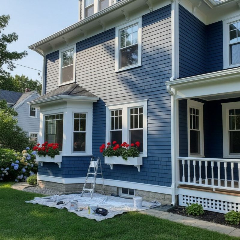 House Siding Painting